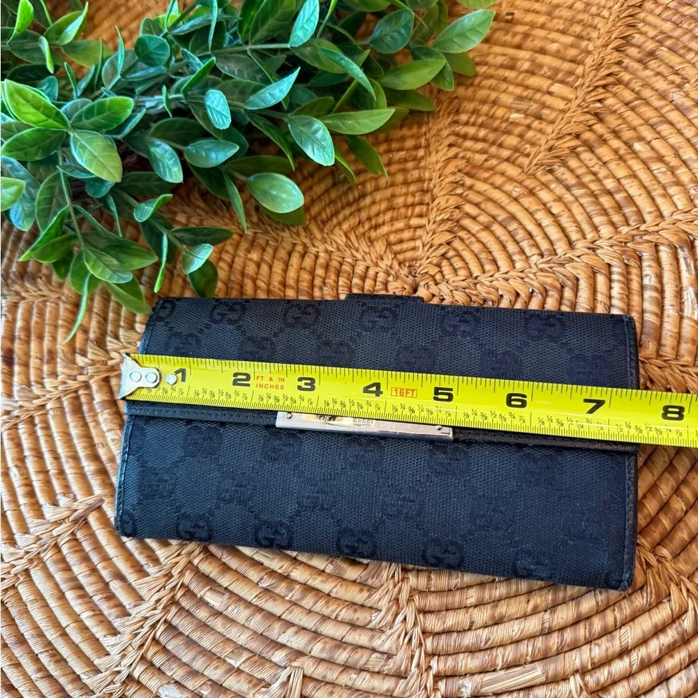 Gucci GG Black Women's Long Wallet - Picture 13 of 17